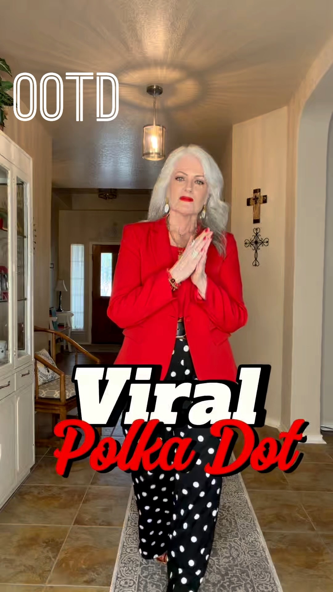 Polka Dots are having their Viral moment!  These palazzo pants are the perfect piece to have that moment!  The red gives it the perfect pop!  All true to size and as always priced well!

#LTKootd #LTKSaleAlert #LTKWorkwear