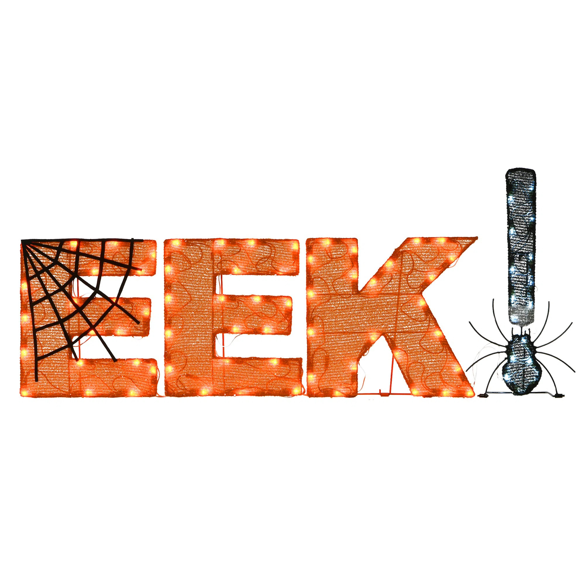 50" Pre-Lit Halloween "EEK" Decoration | Wayfair North America