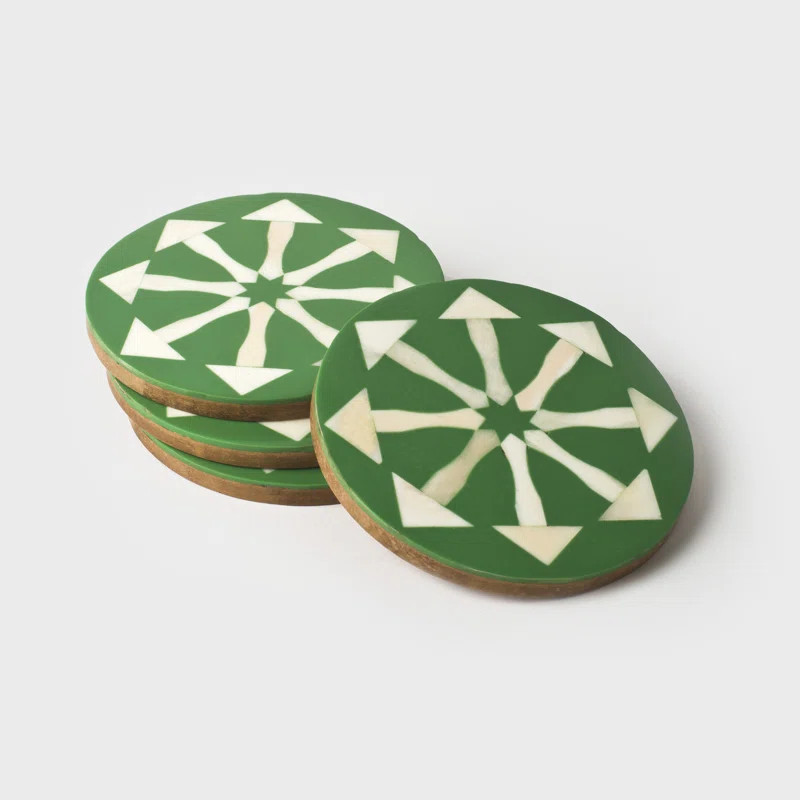Arrow Coaster (Set of 4) | Wayfair North America