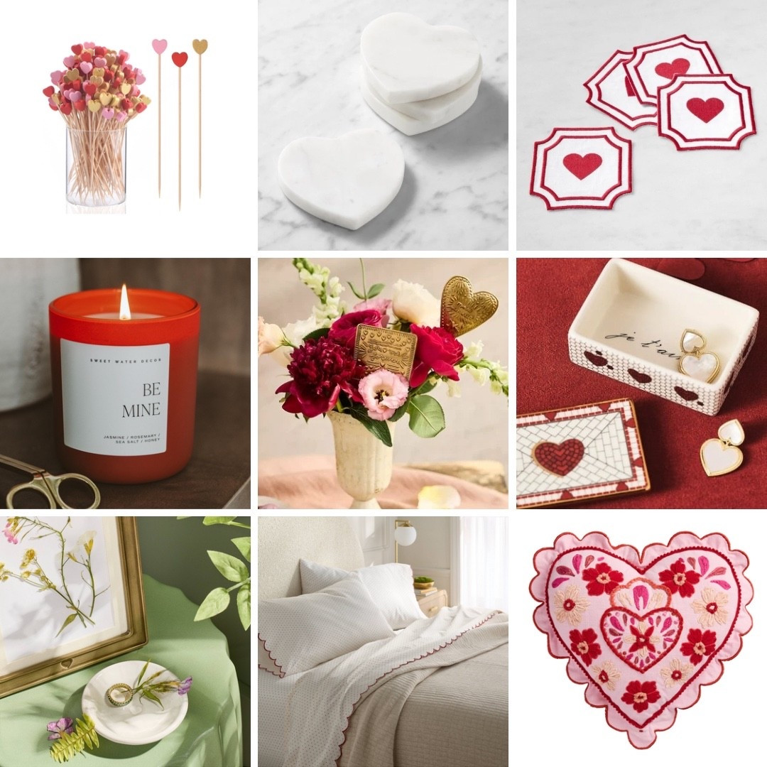 Sprinkling in some Valentine charm without going over the top ❤️ Cozy home touches that feel warm, inviting, and perfect for the season. 

🔗 Join our newsletter: https://domesticallyblissful.com/newsletter/ 

#LTKSeasonal #LTKHome #LTKFindsUnder50
