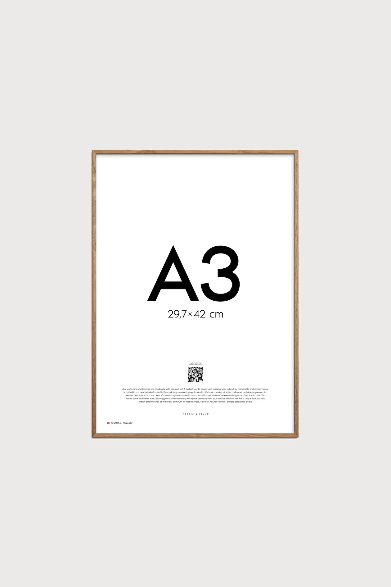 Houten Lijst - A3 | H&M (DE, AT, CH, NL, FI)