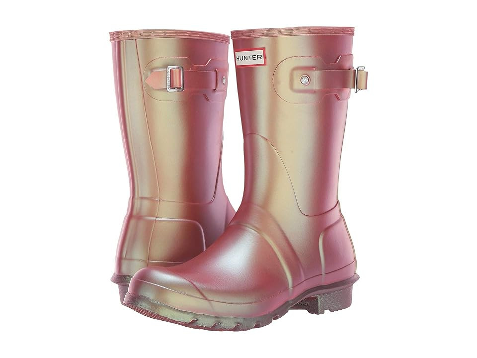 Hunter Original Short Nebula (Carousel Orange) Women's Rain Boots | Zappos