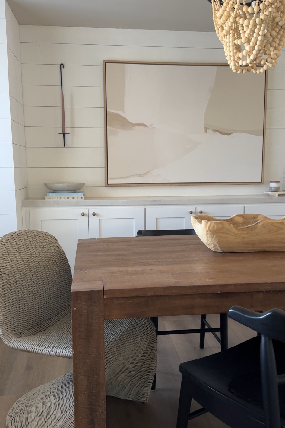 Dining room chairs - Target 

Not linked: art (green lili art “always moving” XL) 

Candle sconces by cottage home 