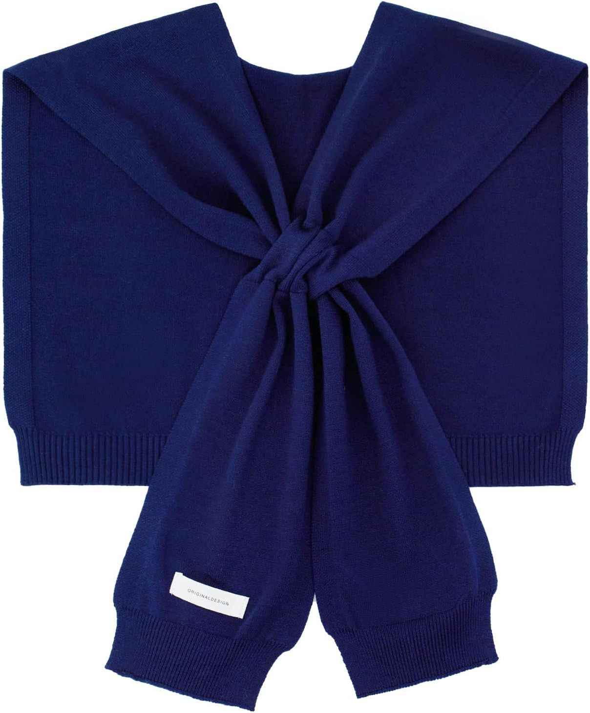 Women's Sweater Shawl Wraps Sleeves Knitted Collar Sweater Scarf Top Casual Lightweight Shoulder Cape Accessories | Amazon (US)