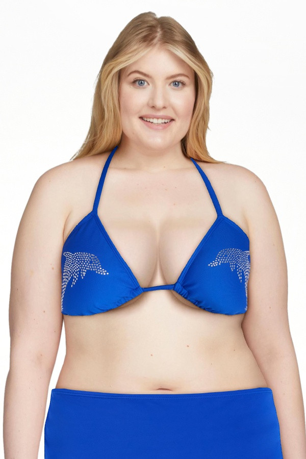 No Boundaries Rhinestone Bikini Top, Women's XXS-XXL | Walmart (US)