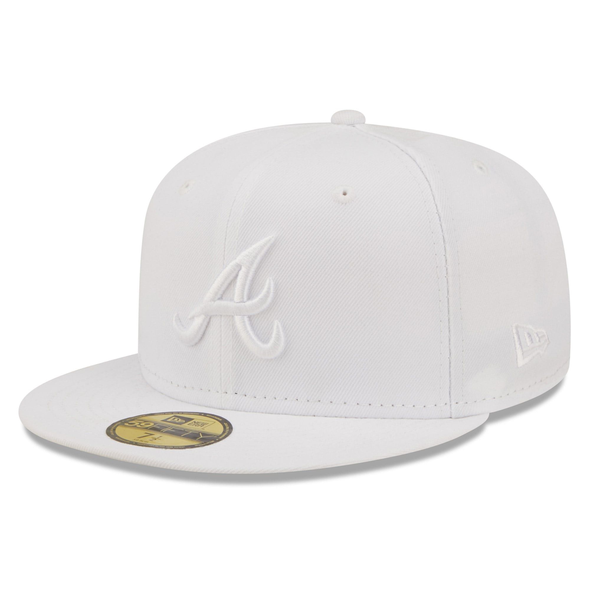 Men's Atlanta Braves New Era White on White 59FIFTY Fitted Hat | MLB Shop