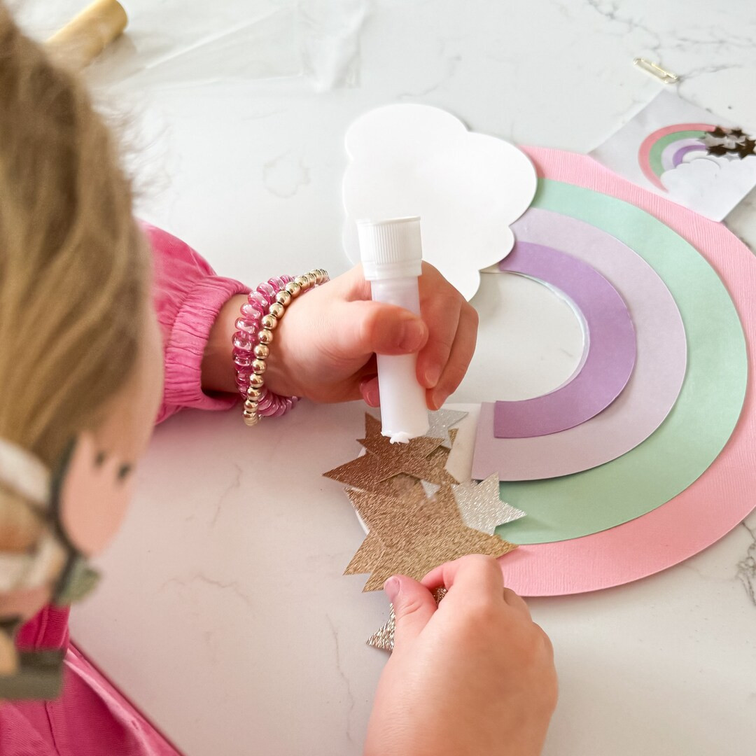 Sparkle Rainbow Craft Kit for Kids - Etsy | Etsy (US)