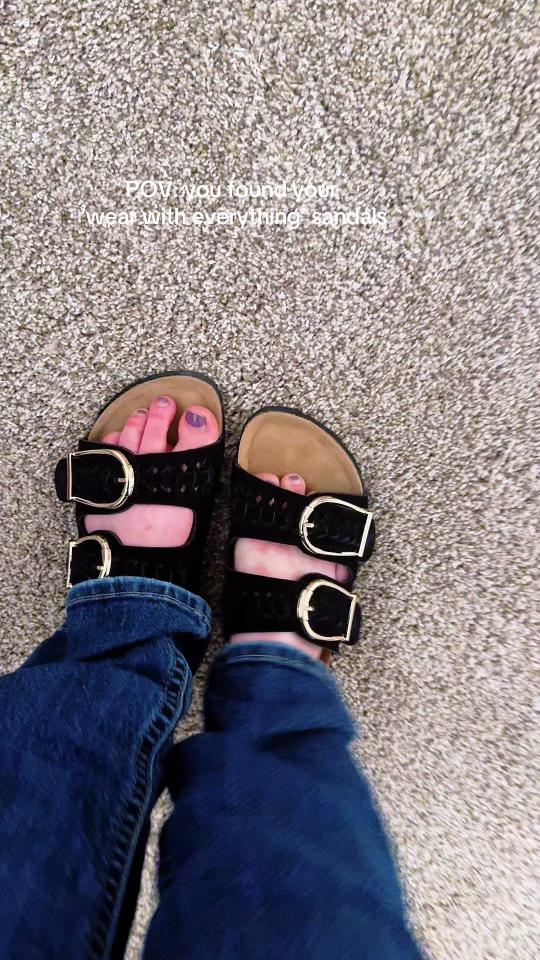 CUSHIONAIRE Cashew Slip On Womens Sandals, Genuine Suede Leather Braided Double Strap Slide On Sandals with Adjustable Big Buckle for Women 

#LTKSeasonal #LTKSaleAlert