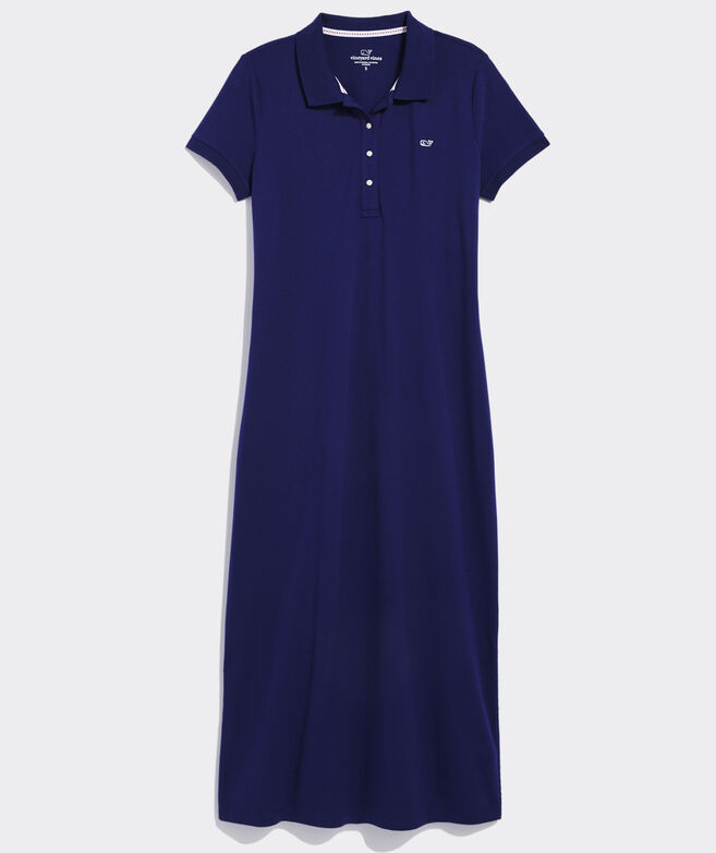 Pique Polo Midi Dress | vineyard vines