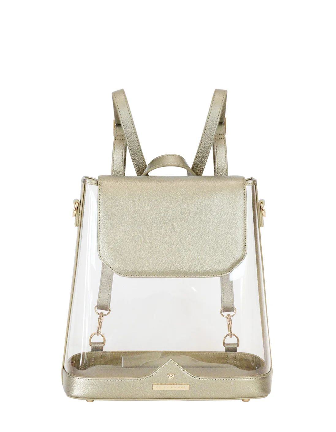 Clear BYOBackpack in Moon | Kelly Wynne Handbags