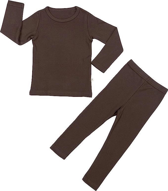 AVAUMA Baby Boys Girls Pajama Set Kids Toddler Snug fit Basic Cotton Sleepwear pjs for Daily | Amazon (US)