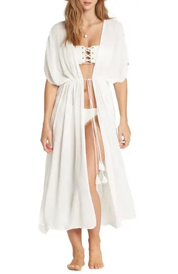Women's Billabong Shape Shift Cover-Up Dress, Size Medium/Large - White | Nordstrom