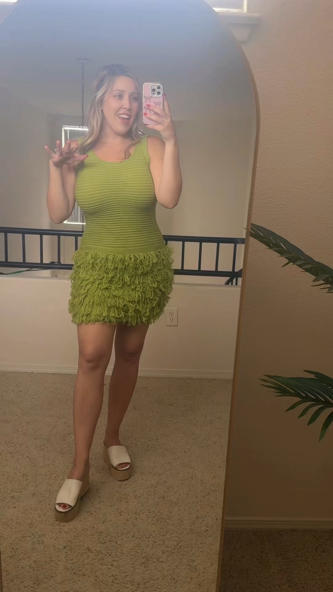 Vacation dress
Vacation outfits
Feather dress
Mini dress
Green vneck dress
Summer fashion

#LTKootd #LTKSeasonal #LTKTravel