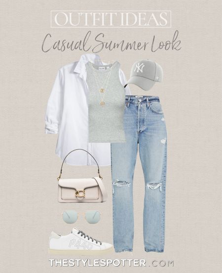 Summer Outfit Ideas 💐 Casual Summer Look
A summer outfit isn’t complete with comfortable essentials and soft colors. These casual looks are both stylish and practical for an easy summer outfit. The look is built of closet essentials that will be useful and versatile in your capsule wardrobe. 
Shop this look 👇🏼 🌈 🌷


#LTKFind #LTKSeasonal #LTKU