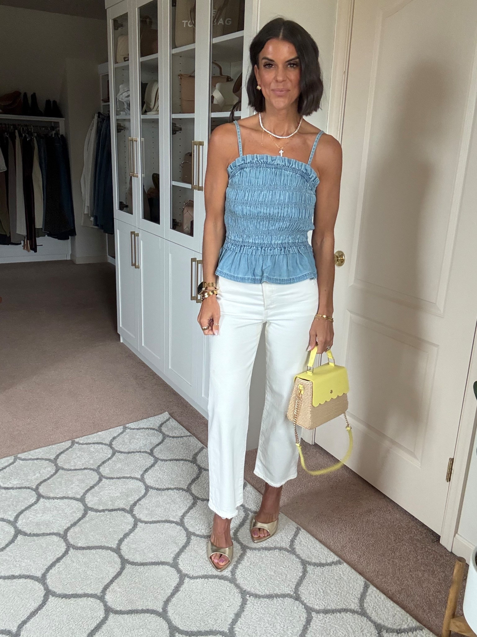 Love this Walmart top! I’m In size xs 
Levi jeans tts 

#LTKgrwm #LTKmomlife #LTKstorytime