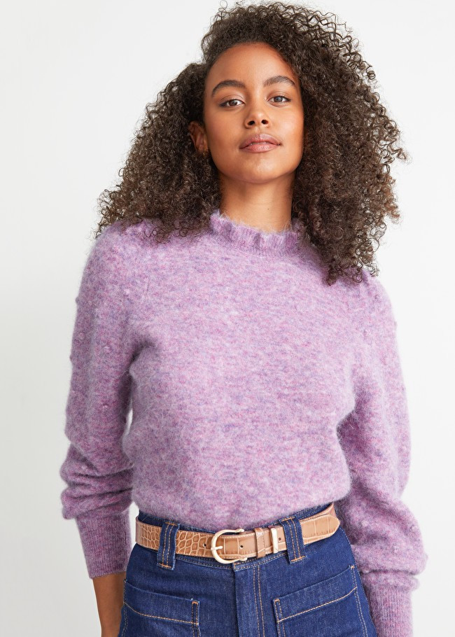 Frilled Neck Knit Sweater | & Other Stories (EU + UK)