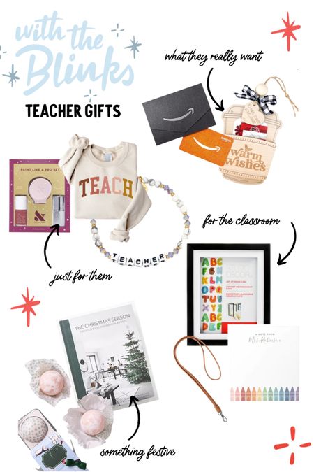 Gift ideas for teachers teacher gifts gift guide holiday gifts 

#LTKGiftGuide #LTKSeasonal #LTKunder50