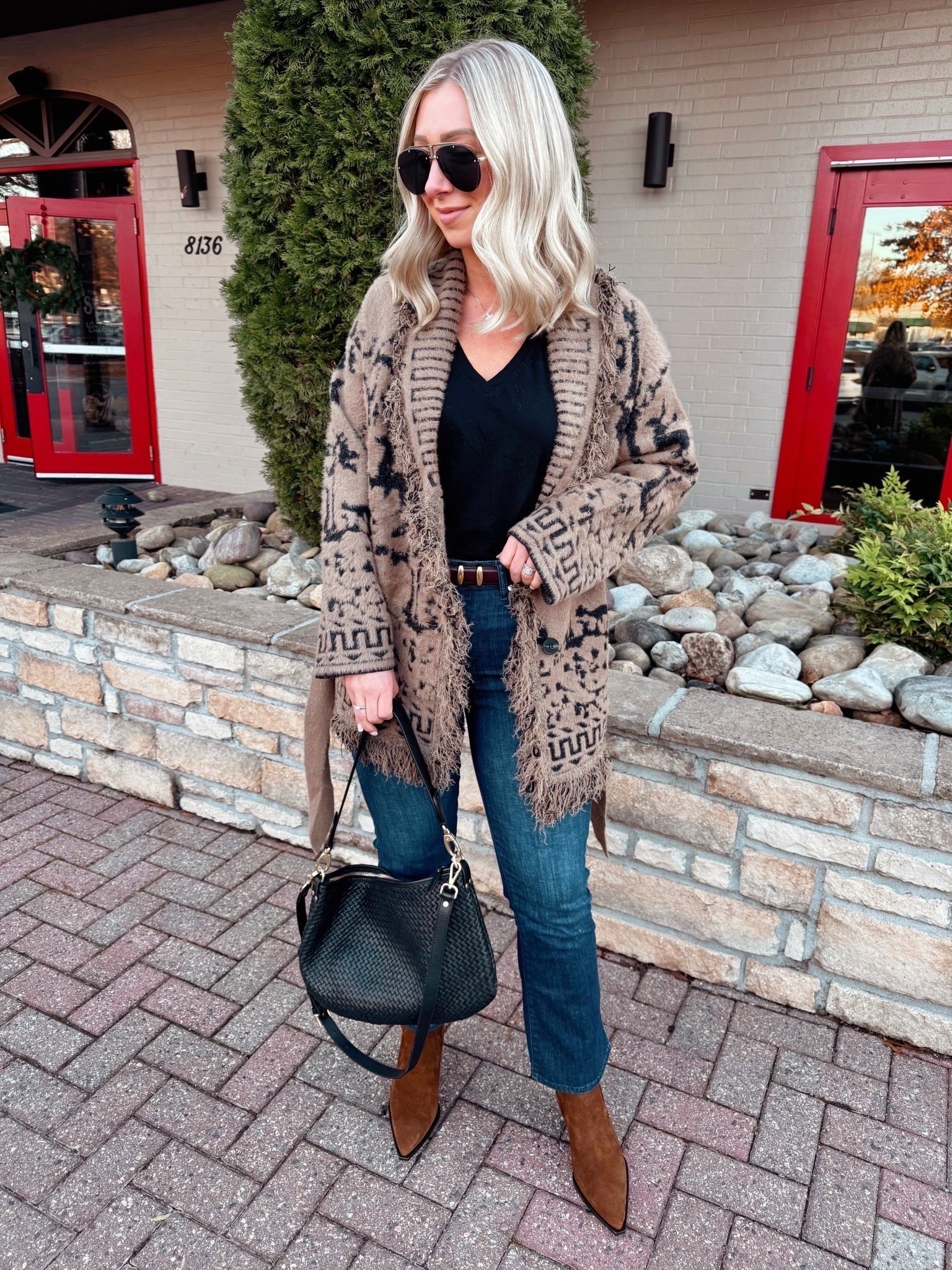 Winter Outfit Inspo 🤎

Size small cardigan, size medium tee, size small belt, size down in jeans

Winter fashion, cardigans, winter outfits, frame denim, quince denim 

#LTKHoliday #LTKGiftGuide #LTKFindsUnder100