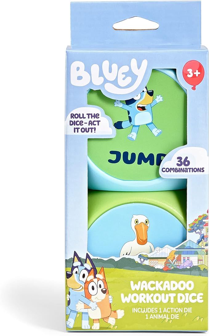 BLUEY Wackadoo Dice Imagination Act Out The Action Game | Family Game Night for All Ages | Creati... | Amazon (US)