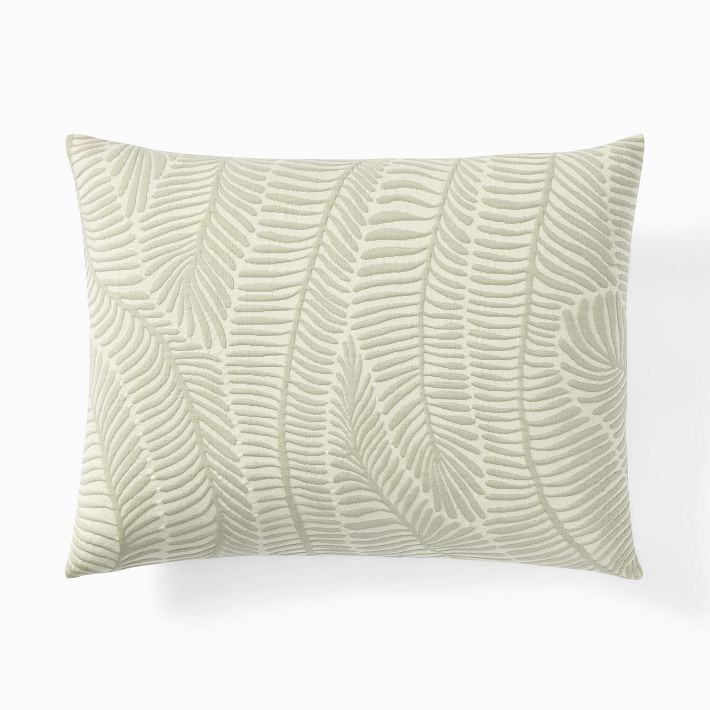 Trailing Fern Matelasse Duvet Cover & Shams | West Elm (US)