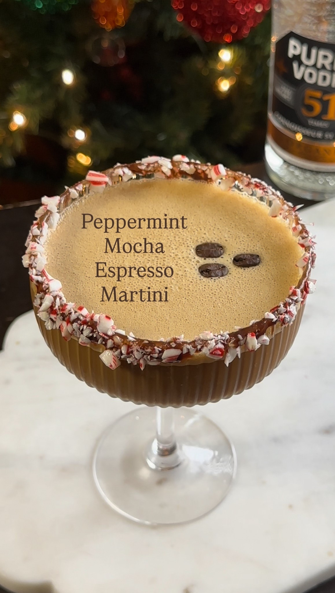 Peppermint Mocha Espresso Martini

Follow me on Instagram and TikTok @drinkswithdanica. Full recipe can also be found at www.drinkswithdanica.com
