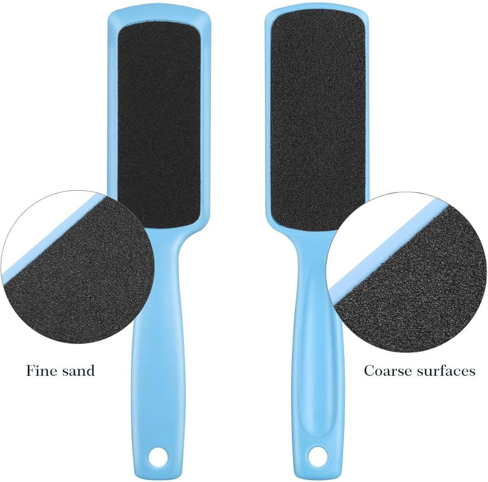 3 Pieces Colossal Foot Files Kit Foot Scrubber Foot Rasp and Double-Sided Heel Files Pedicure Too... | Amazon (US)