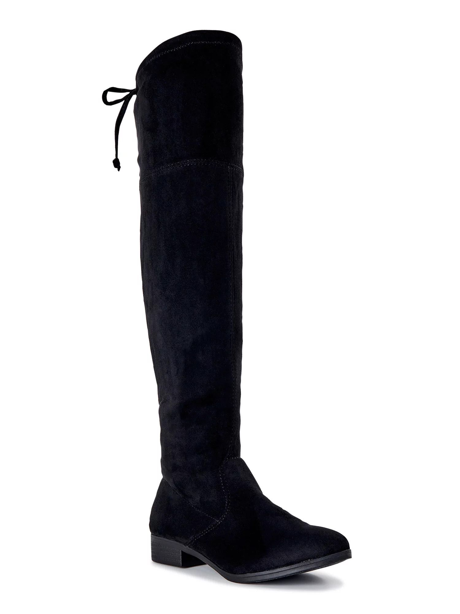 Black Leather Boots, Black Boots Outfit, Tall Black Boots, Black Tall Boots, Walmart Boots | Walmart (US)