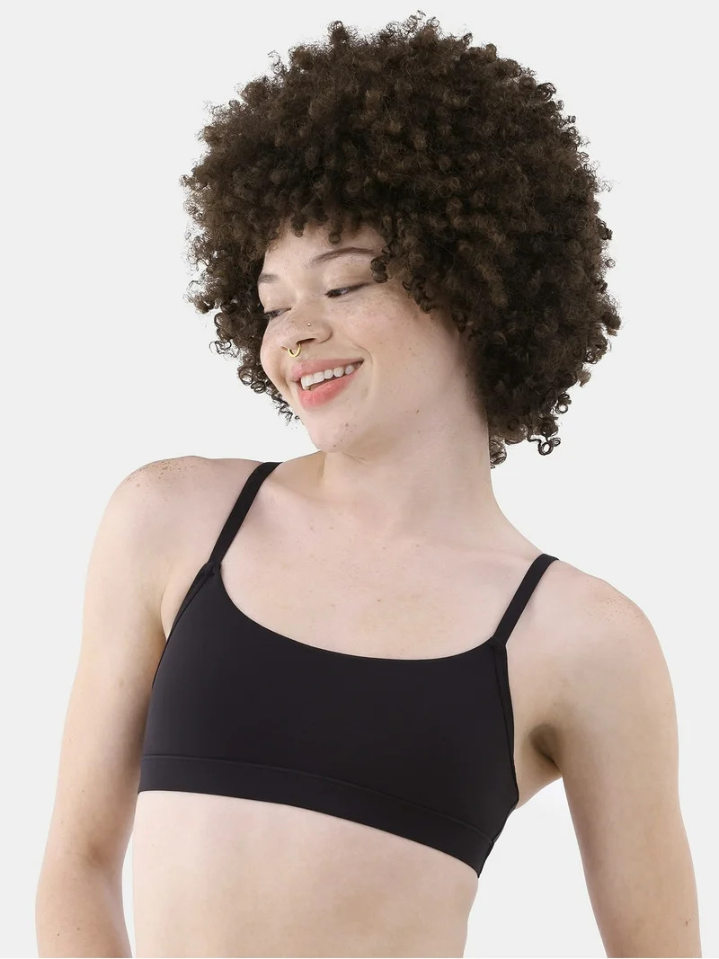No Boundaries Women's Fit Stretch Scoop Bralette, Sizes XS-3XL | Walmart (US)