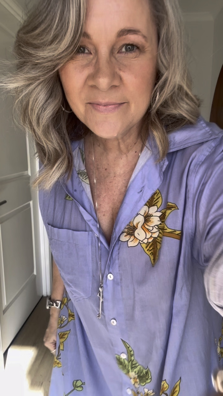 Love a Shirt Dress, soft blue is gorgeous with chocolate accessories 

#LTKSpringSale #LTKU #LTKmidsize