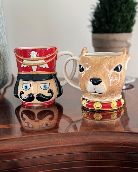 The cutest whimsical holiday mugs! Under $20 each, they make an adorable gift. I would suggest filling the mugs with hot chocolate packets and marshmallows or tea packets! Wrap in cellophane with a big bow and you are set for an affordable gift idea for anyone on your list! 

#LTKHoliday #LTKhome #LTKGiftGuide