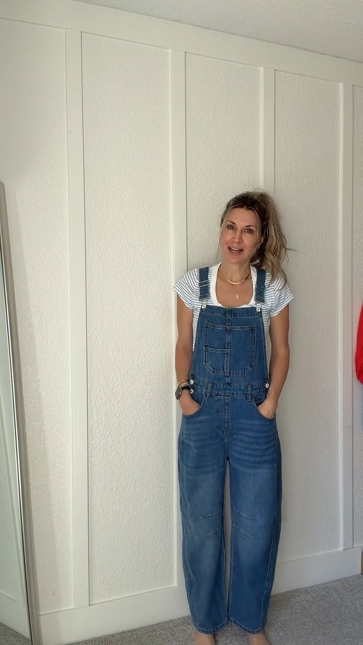 think I just found the perfect barrel-leg denim overalls and I’m officially obsessed. The fit is relaxed in all the right places, the barrel leg gives them that effortless cool look, and they’re somehow still super flattering. Easy to throw on with a tee, a tank, or a sweater and instantly look put together. I have a feeling these are going to be on repeat all season. 👖✨

#LTKTall #LTKootd
