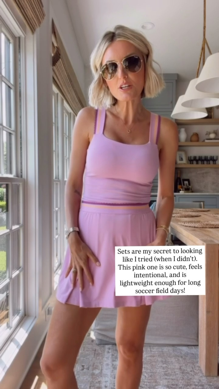 I love a good athleisure set! This color is so good for spring & summer 😍 I just tucked the top in the skirt, and it looks almost like a dress! Wearing S!

Loverly Grey, Target, athleisure, activewear, active set, active skirt, workout tank 

#LTKActive #LTKSeasonal