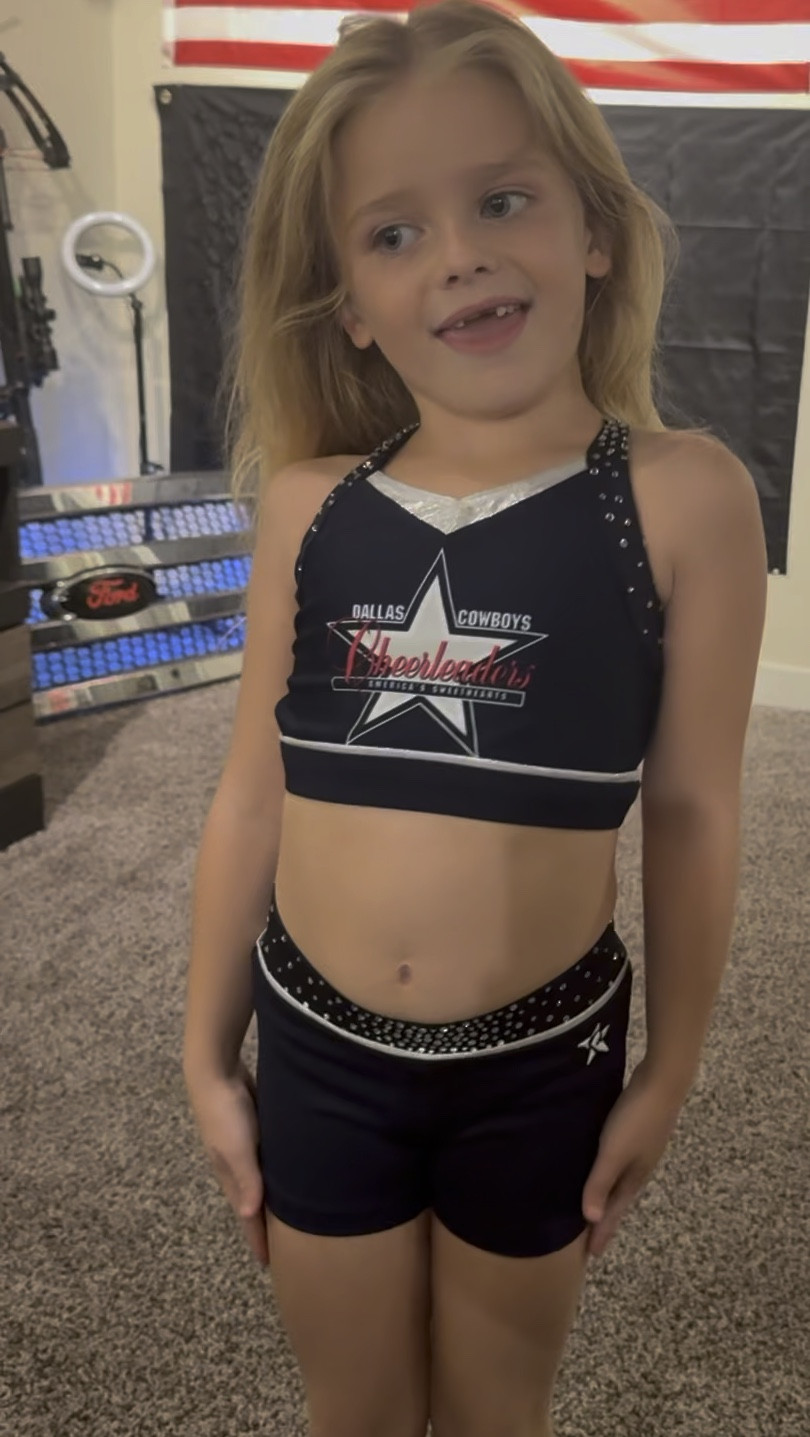 The cutest Dallas Cowboy Cheerleader practice set!! 😍 #cheer 

#LTKActive