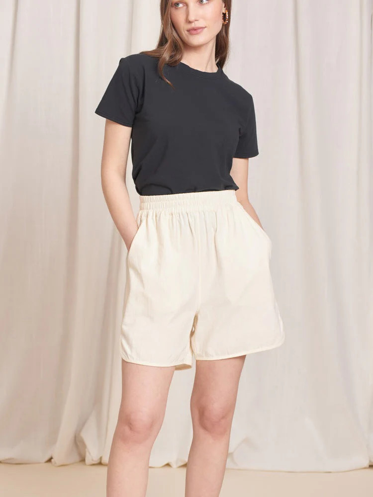 Glenn Long Short Crinkle Cotton Birch | Tradlands