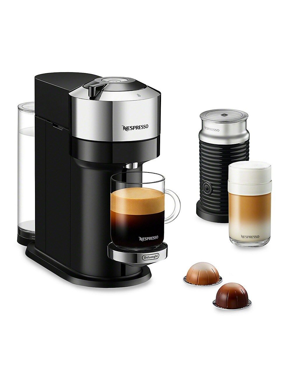 Nespresso by De'Longhi Vertuo Next Premium Coffee &amp; Espresso Maker &amp; Aeroccino3 Milk Frot... | Saks Fifth Avenue