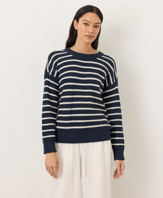 Women’s Shoreline Pullover Sweater made with Organic Cotton | Pact | Pact Apparel