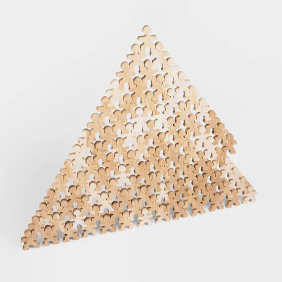 100 Flockmen - FREE SHIPPING! Fun educational wooden toy Montessori Steiner Waldorf role play ima... | Etsy (US)