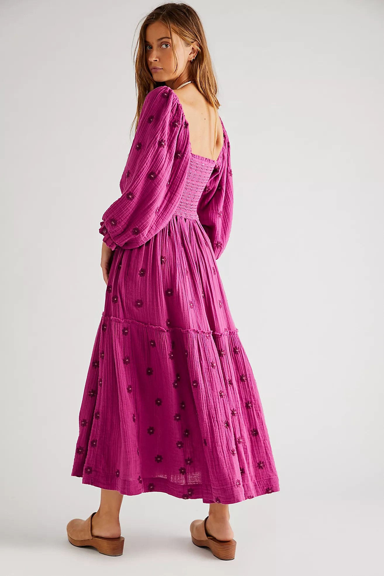 Dahlia Embroidered Maxi Dress | Free People (Global - UK&FR Excluded)