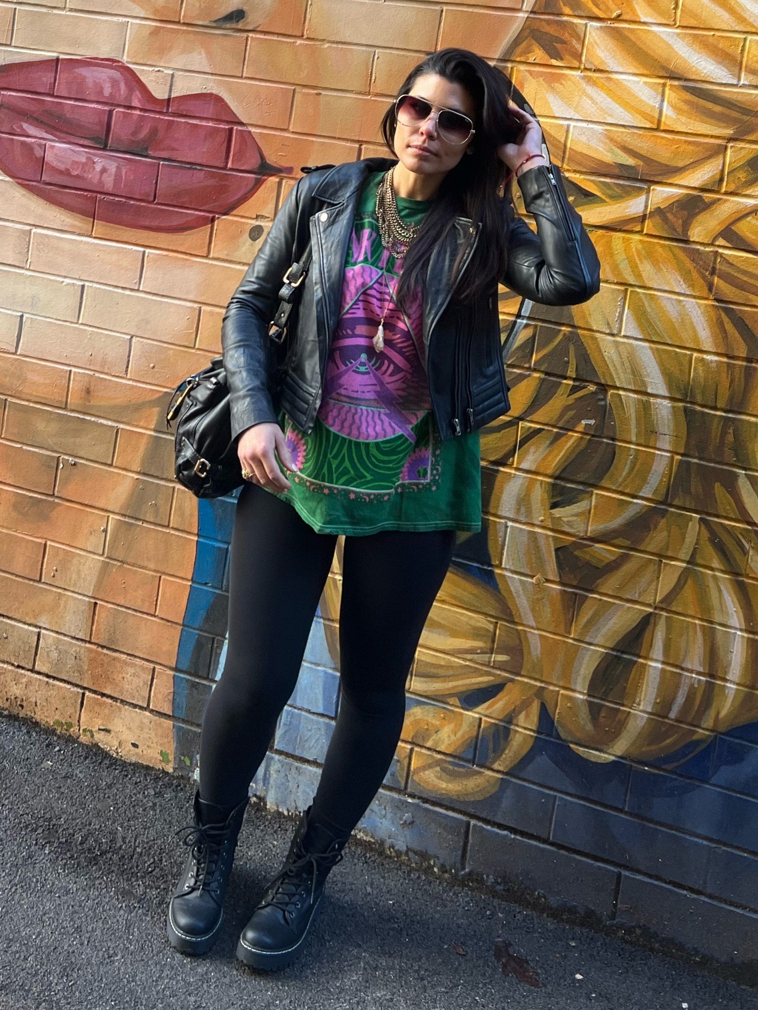 #combatboots #graphictees #motojacket #leatherjacket #travel #knoxville

#LTKStyleTip #LTKTravel