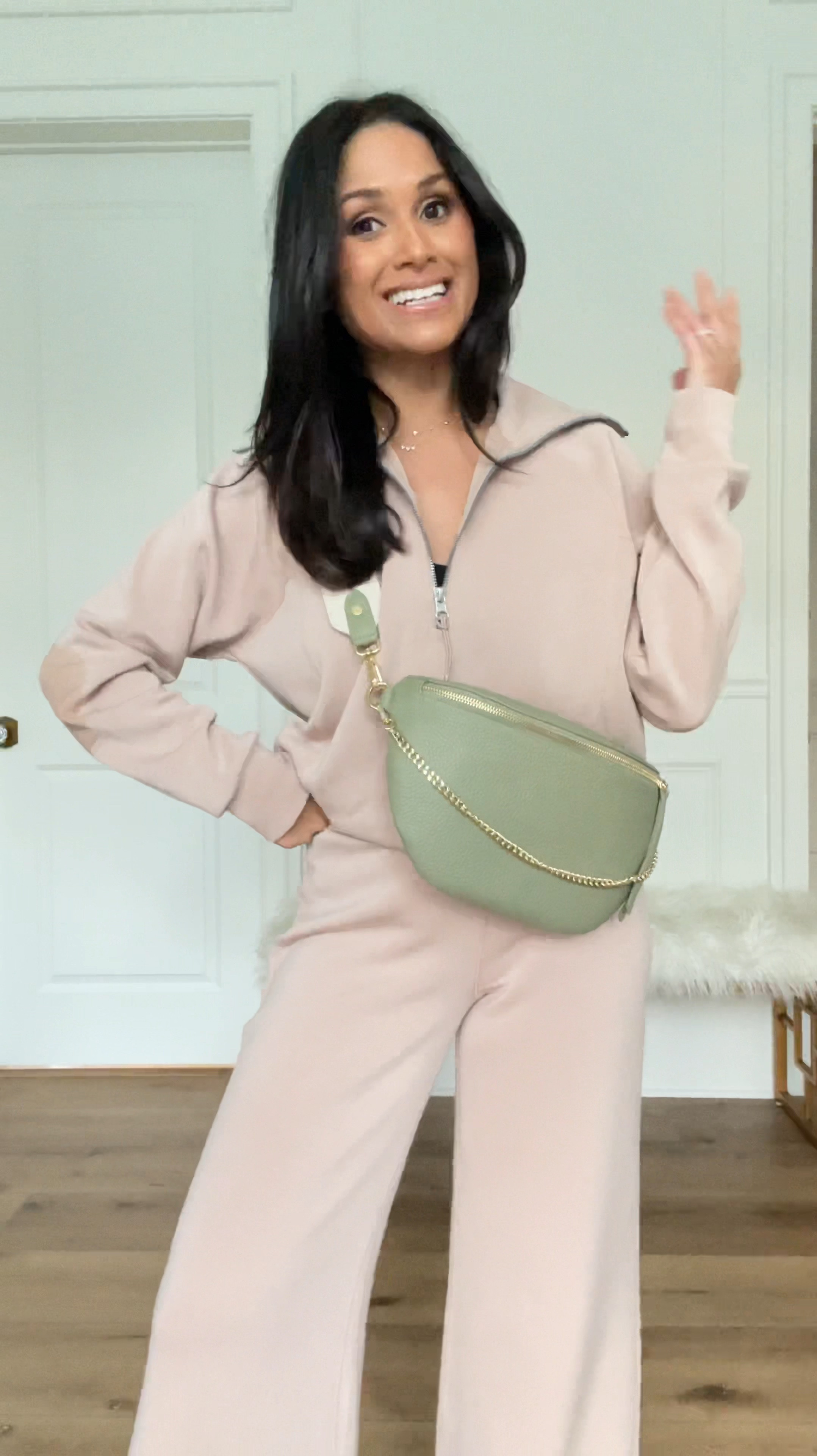 Take 20% OFF your entire @spanx purchase with code: HAUTEXSPANX
Take 20% OFF of my Beck Sling Bag with code: HAUTE20
Wearing size small in the matching set (comes in petite length) and comes in a ton of different colors! #spanx #giginewyork #lougewear 

#LTKItBag #LTKTravel #LTKShoeCrush
