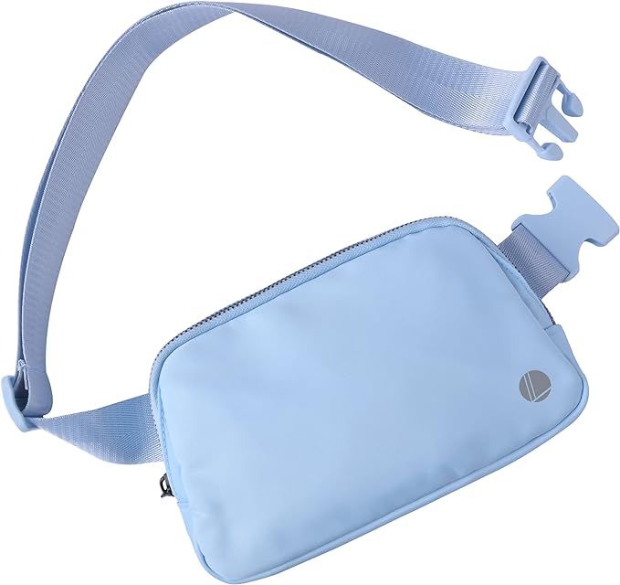 Leotruny Unisex Belt Bag Everywhere Waist Pack Waterproof for Travel Running Hiking (C06-Light Bl... | Amazon (US)