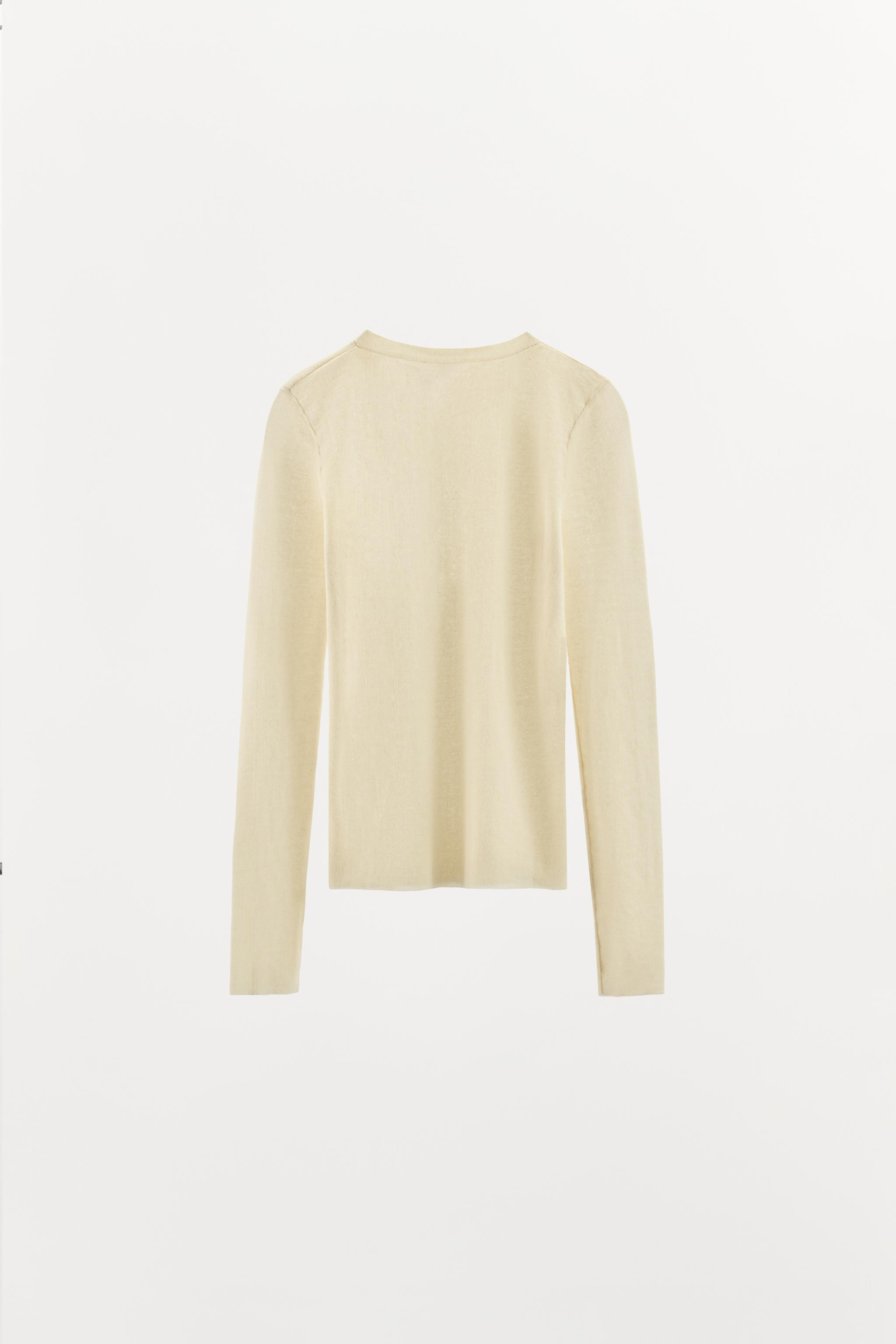BUTTON-UP COTTON T-SHIRT | Zara UK