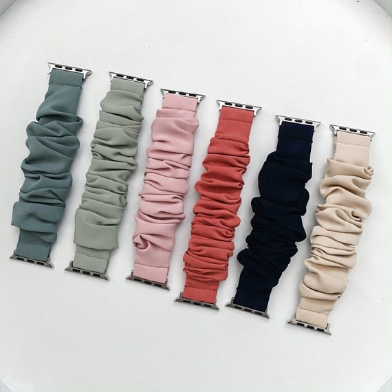 Summer Pastel Chiffon Apple Watch Scrunchie Band | Etsy | Etsy (US)