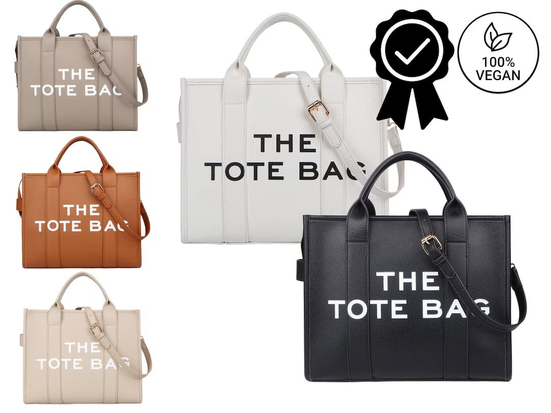 Fashion Tote Ladies Bag High Quality Vegan Leather Large - Etsy France | Etsy (FR)