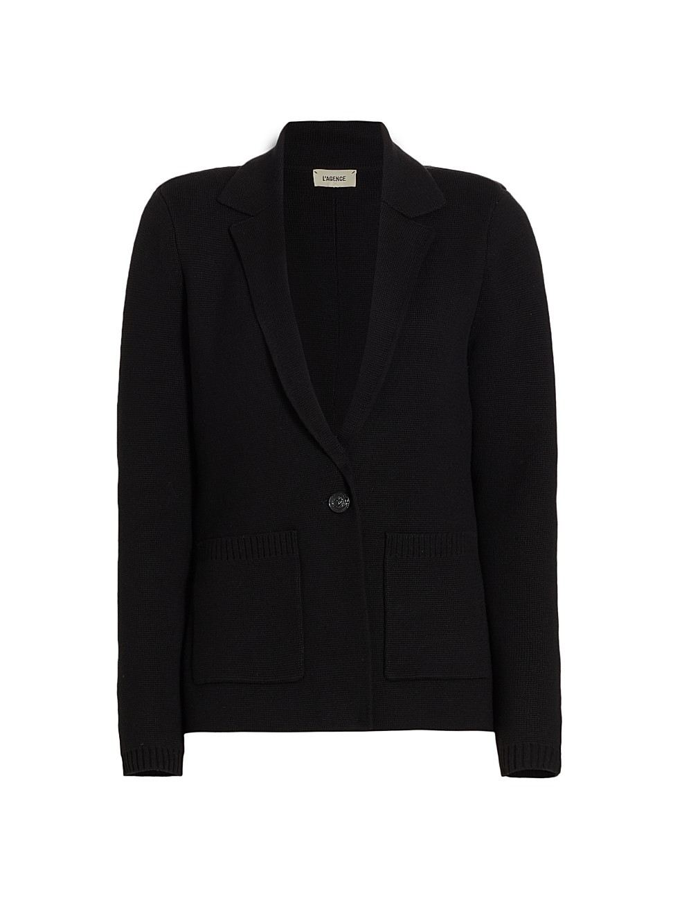 Women's Lacey Knit Blazer - Black - Size Medium | Saks Fifth Avenue