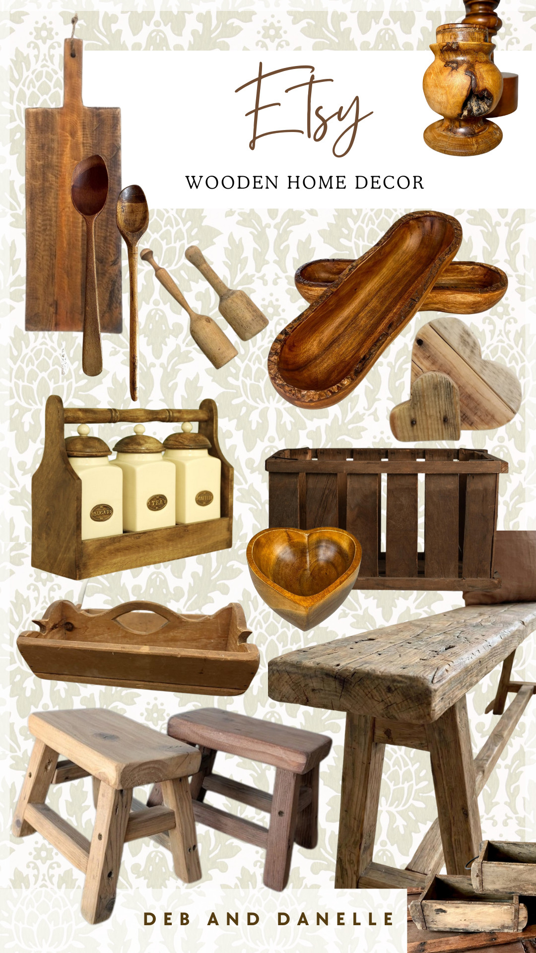 @Etsy has the most beautiful primitive wood items for your neutral home decor. I love that these are items that you can leave in your decor all year long.  

 #LTKValentine #LTKSeasonal #LTKHome