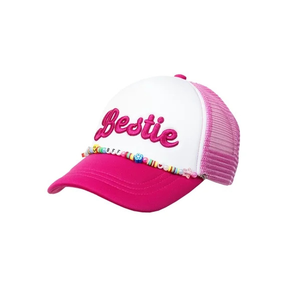 Wonder Nation Girls Bestie Bracelet Baseball Hat One Size Fits Most | Walmart (US)
