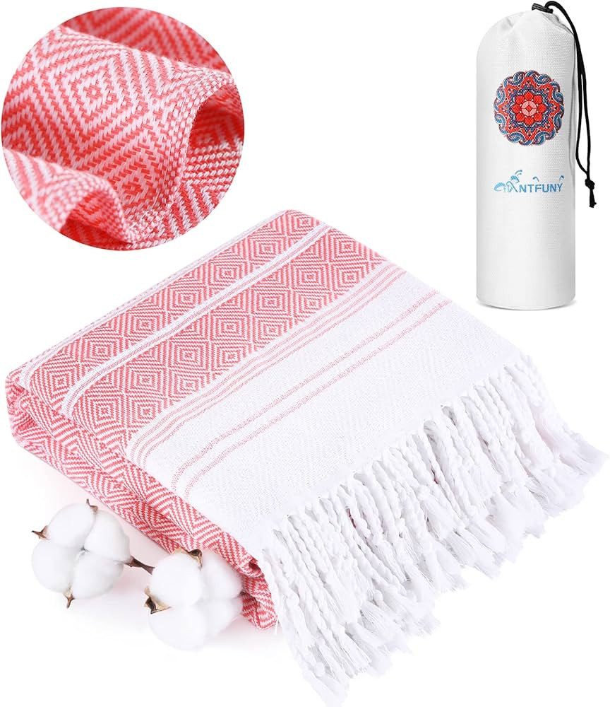 Turkish Beach Towels Vacation Essentials Quick Dry Sand Free Women Happy Birthday Gift Ideas Mom ... | Amazon (US)