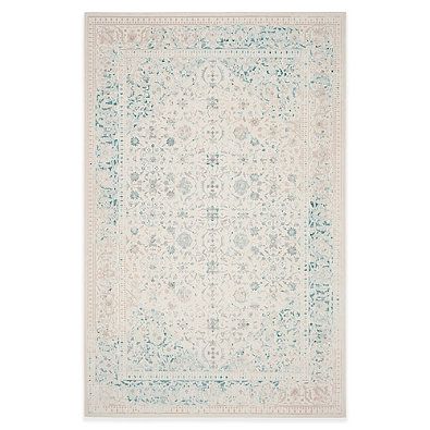 Safavieh Passion Helen Rug in Ivory/Turquoise | Bed Bath & Beyond