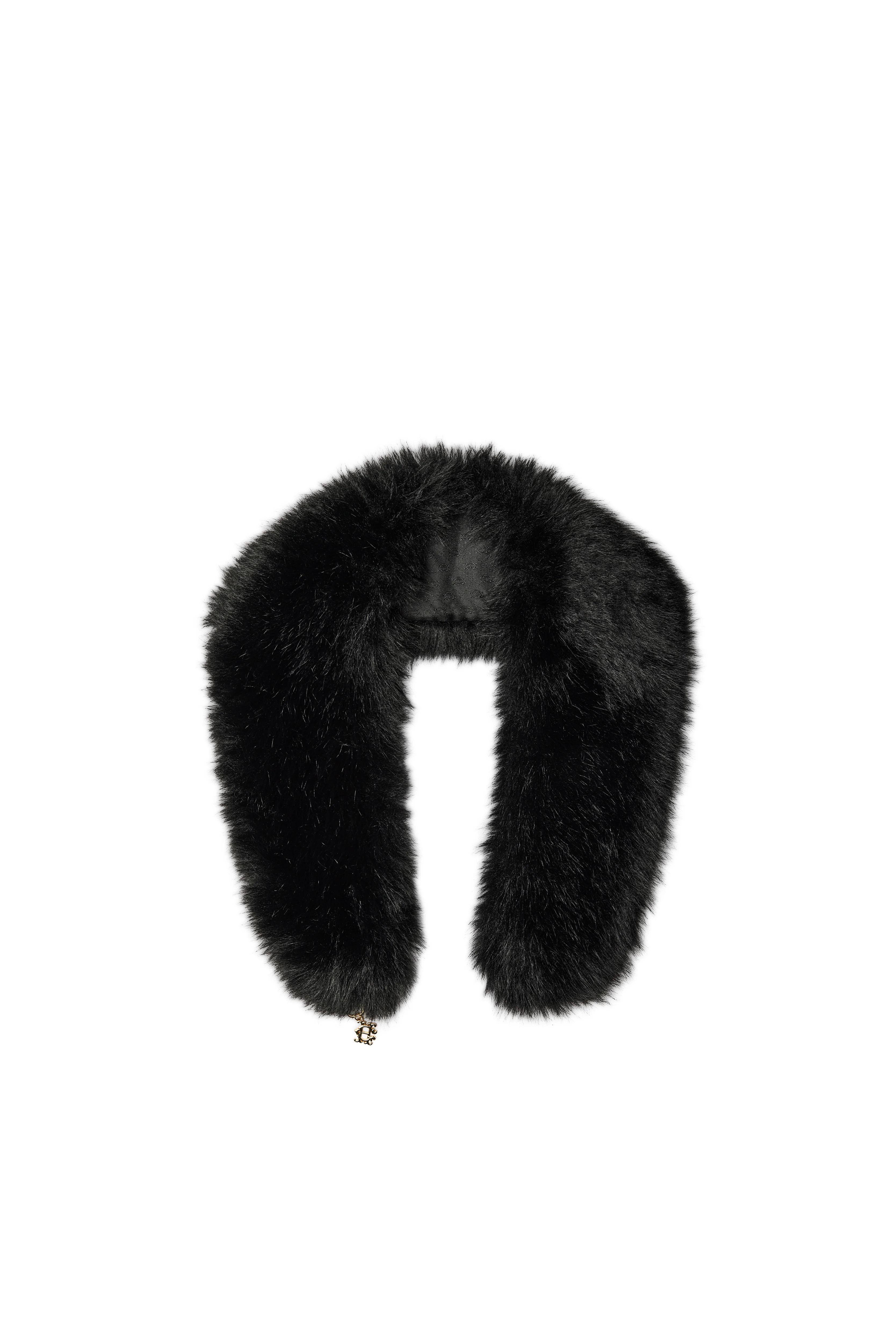 Faux Fur Shawl (Black) | Holland Cooper